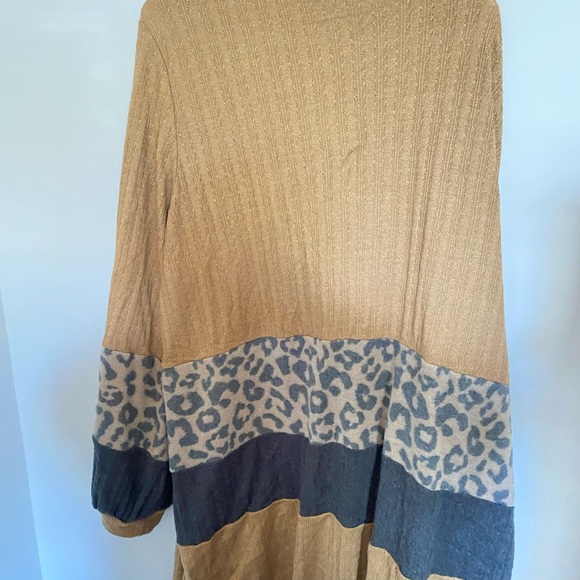 Brown Long Sleeve Cardigan - Picture 3 of 3